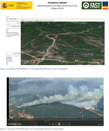 TECHNICAL REPORT Alexandroupolis and Dadia-Soufli forest fires (Greece 2023)